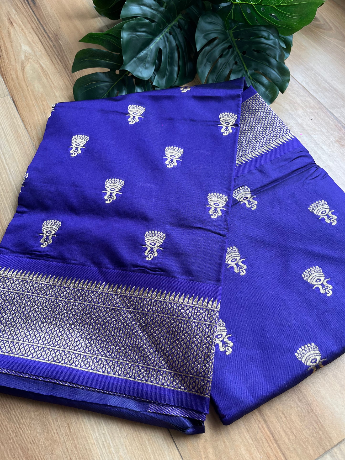 BLUE JHUMKA PAITHANI