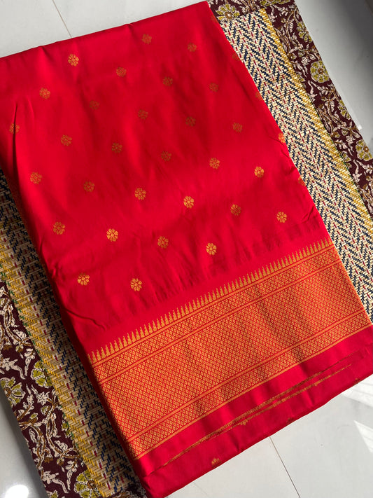 RED CLASSIC TRADITIONAL PAITHANI