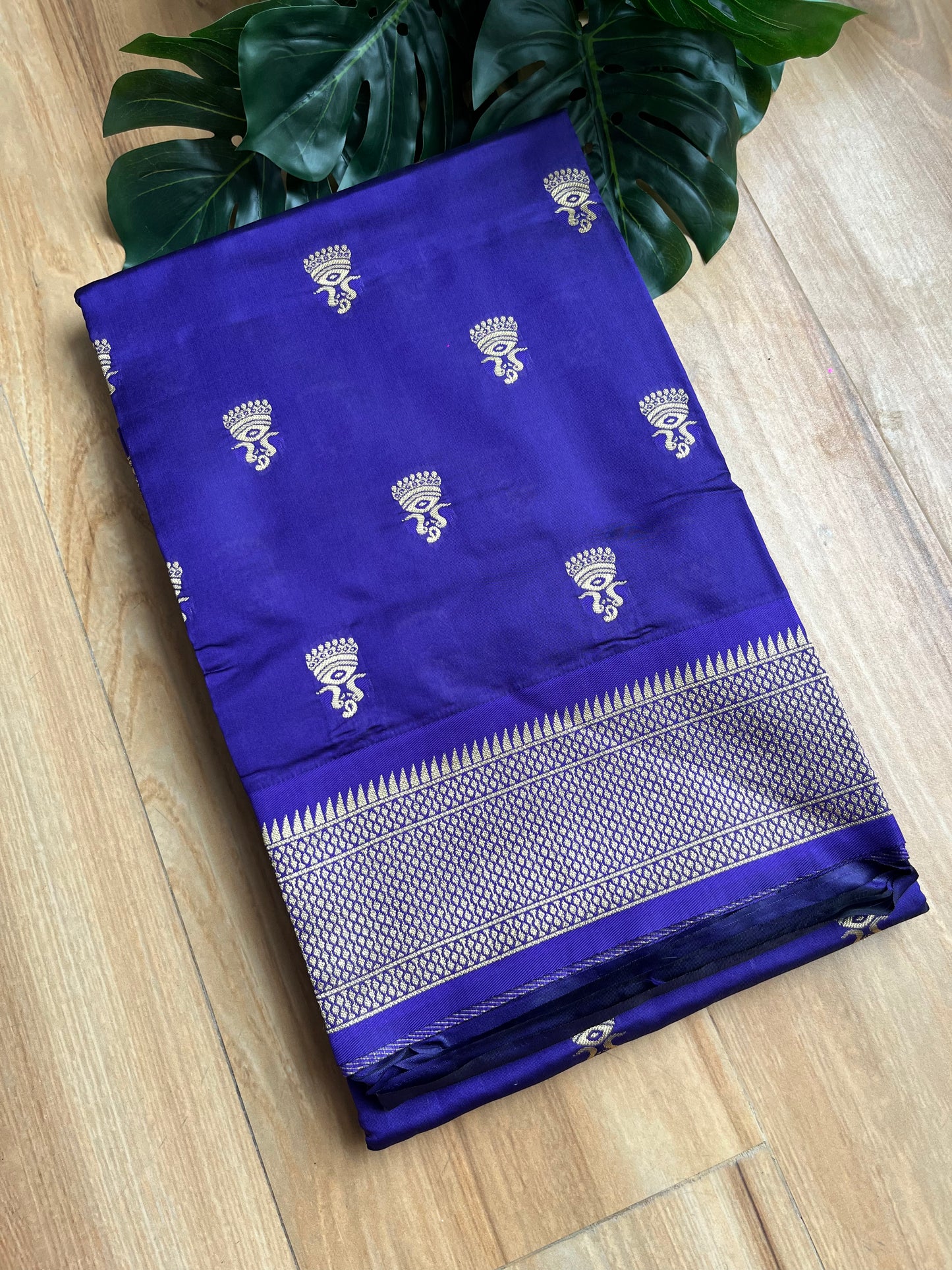 BLUE JHUMKA PAITHANI