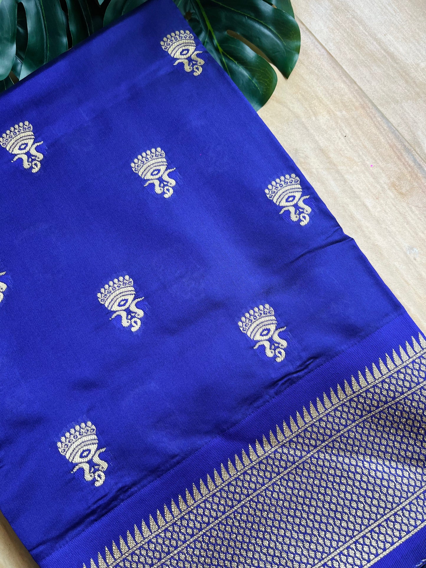 BLUE JHUMKA PAITHANI