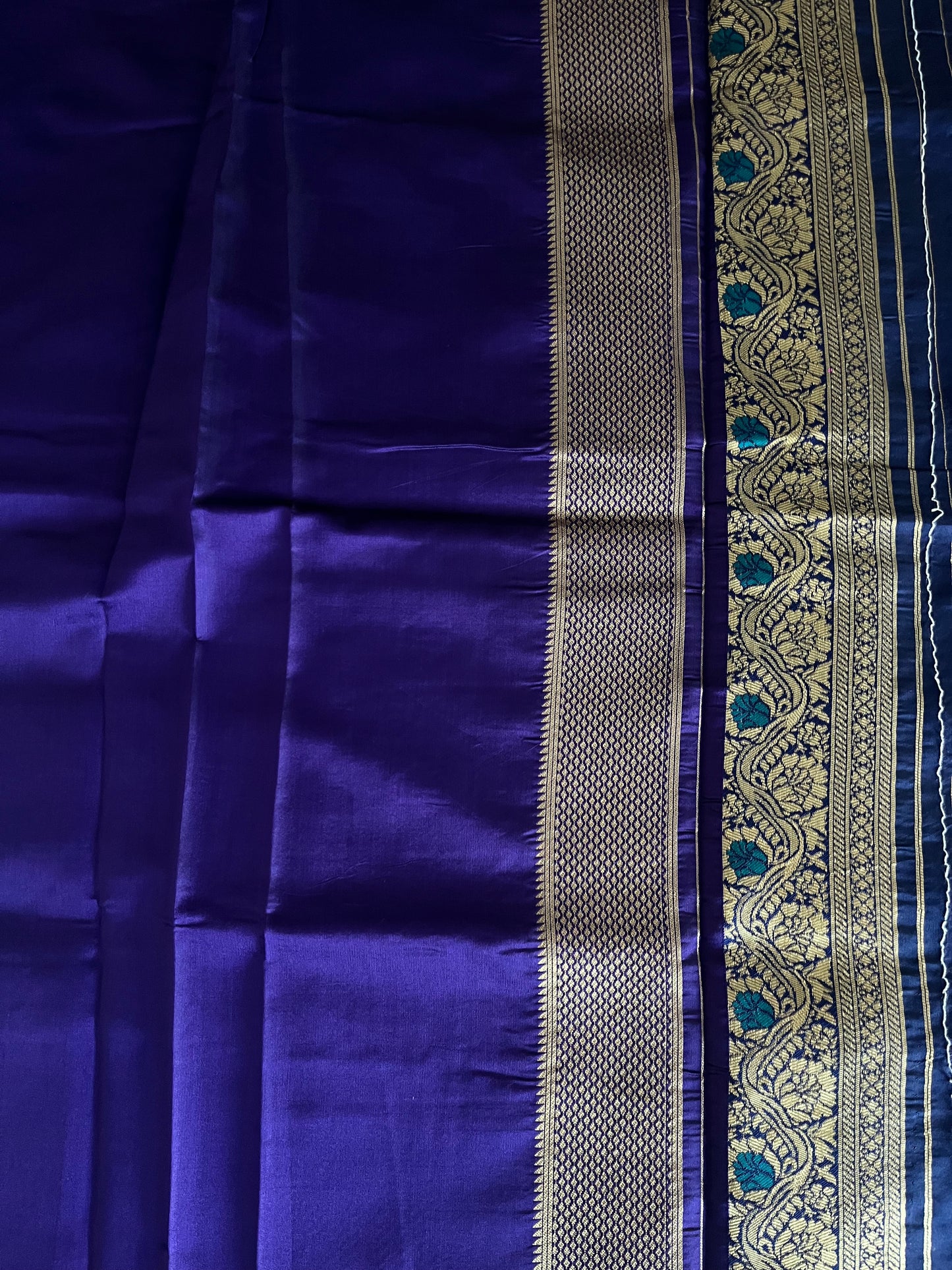 BLUE JHUMKA PAITHANI