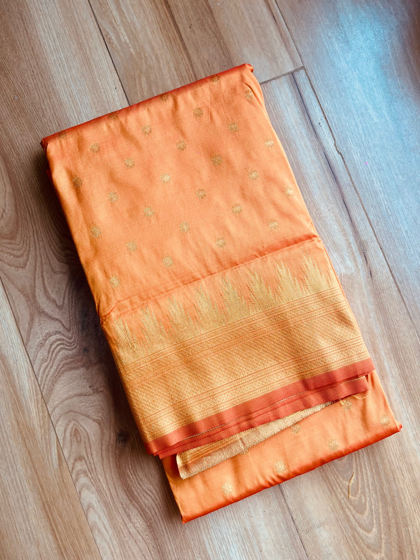 ORANGE TEMPLE IRKAL PAITHANI