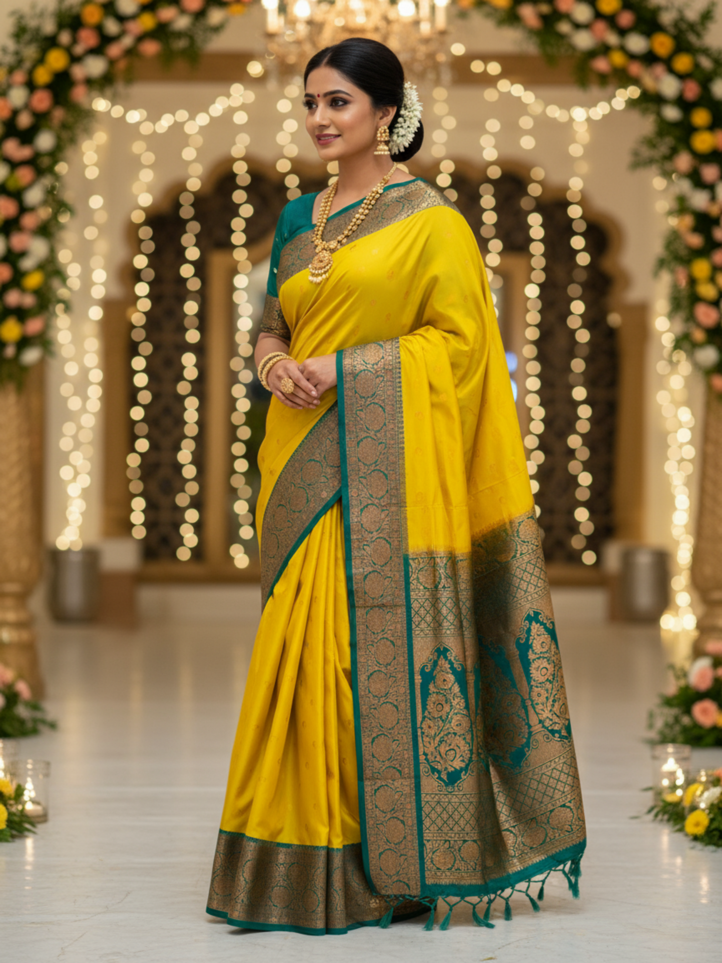 YELLOW CHANDRAKOR PAITHANI