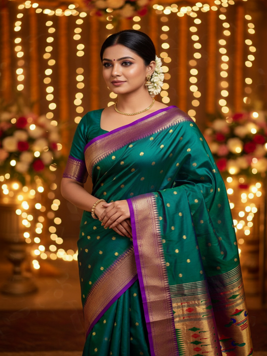 MORPANKHI YEOLA PAITHANI